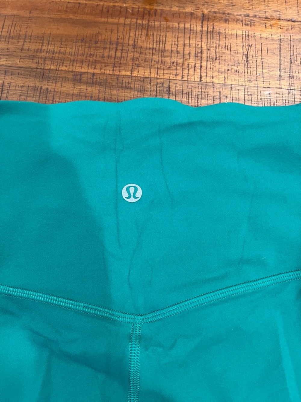 Lululemon Athletica Teal High-Rise Flare Leggings - Picture 3 of 5
